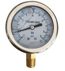Passe o óleo marinho da liga - calibre de pressão industrial marinho enchido EN837-1 YN-100